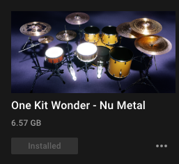 GetGood Drums One Kit Wonder - Nu Metal